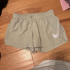 Nike Women's Tan Athletic Shorts